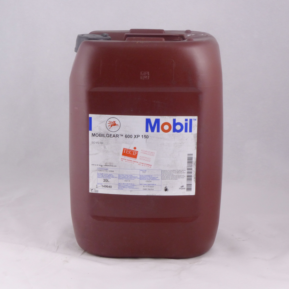 Huile MOBILGEAR  600 XP 150 bidon de 20L