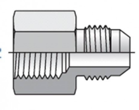 UNION SIMPLE FEMELLE ACIER M JIC 7/8