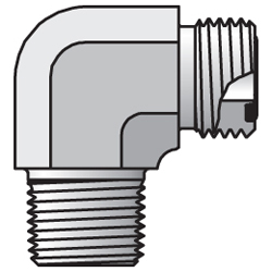 COUDE 90° ACIER M ORFS 1