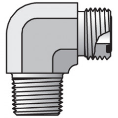 COUDE 90° ACIER M ORFS 1